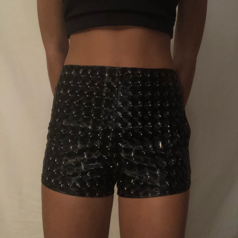 Small Black Booty Shorts - Picture 2 of 4